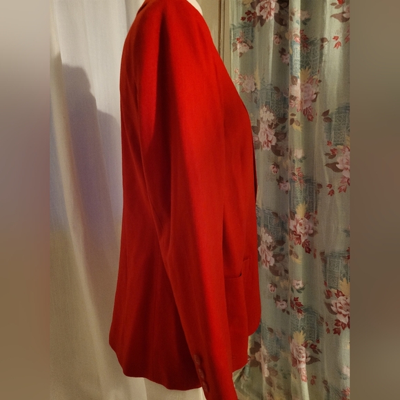 VINTAGE Pendleton Woolen Mills Red Blazer - Picture 4 of 12